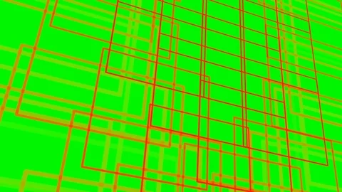 Green background and square transform motion Video stock 103402250