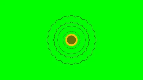 Green background. Animated pattern. Video stock 101060959