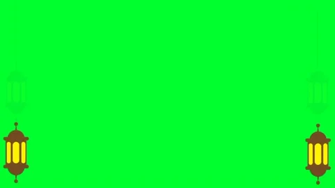Green background animation with chandelier Stock Footage 238425537