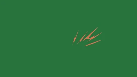 A green background with an arrow pointing up and white border screen red Stock Footage 335122436