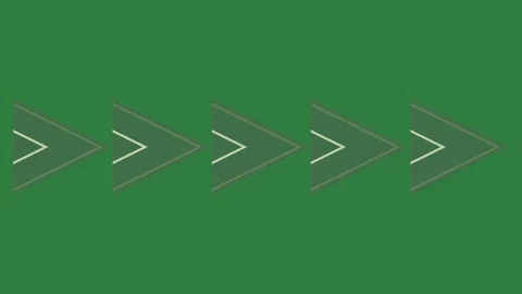 A green background with arrows pointing in different directions and three up Видео 335131679