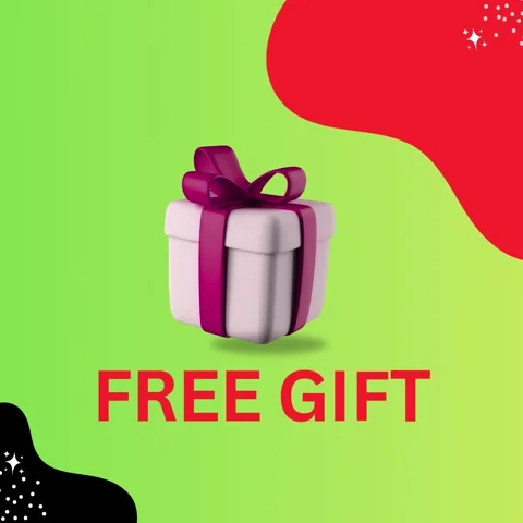Green background banner with gift box graphic for promotions Video stock 343737279