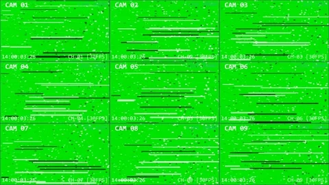 A green background with black and white stripes lines green screen animated 스톡 동영상 346172410
