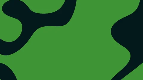 Green background with black wavy lines.  Vidéo 287982905