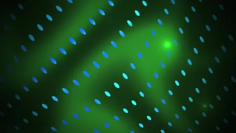 Green background with blue lights. Stock Footage 340031179