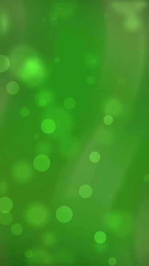 Green background with blurry circles. Stock Footage 311983706