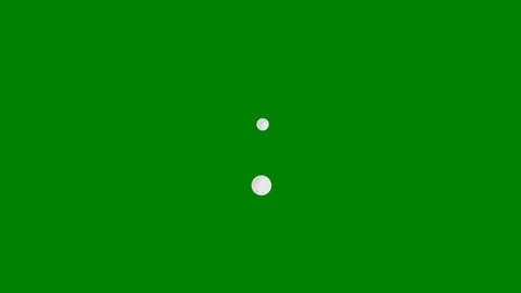 Green background border screen button snowman dot anegg green screen animated Stock Footage 314067615