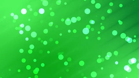 Green background with bubbles abstract bokeh looping animation, hd futuristic Stock Footage 297418553