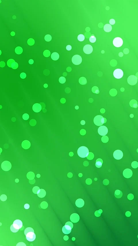 Green Background with Bubbles Abstract Bokeh Looping Animation HD Futuristic 4K Stock Footage 313026749