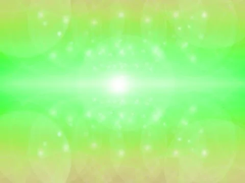 Green background with bubbles. Stock Photos