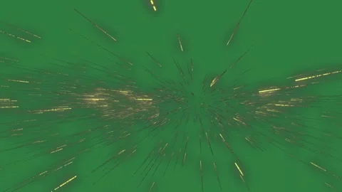 A green background with burst of light and screen sparks gold bunch fireworks Stock Footage 337341395