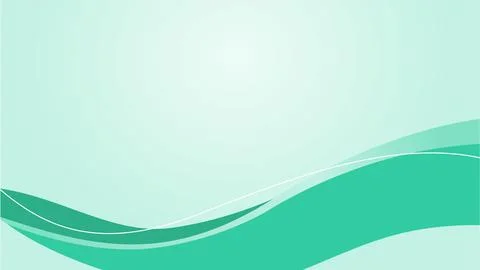 Green background with curve ornament Stock Illustration