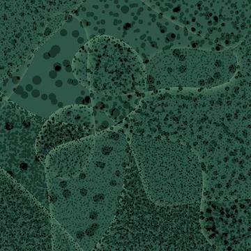 Green background with dotted chaotic elements. 스톡 일러스트