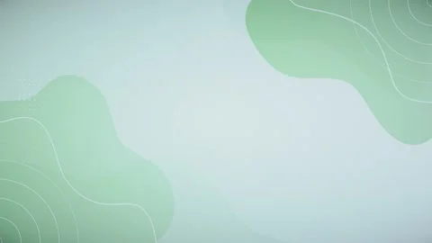 Green Background With Fluid Gradient Wavy Shapes Stock Footage 220423958