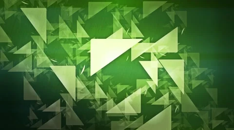 Green background with geometric figures Stock Footage 40651347
