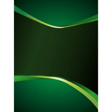 Green background with glossy elements Stock Illustration