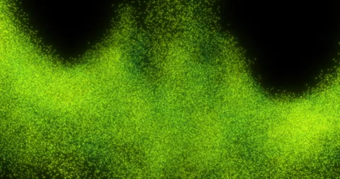 A green background with a green blob in the middle Stock Footage 327064548