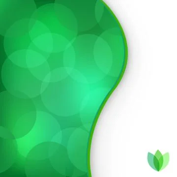 Green background Stock Illustration