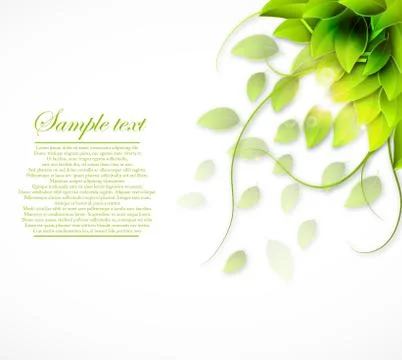 Green background 스톡 일러스트