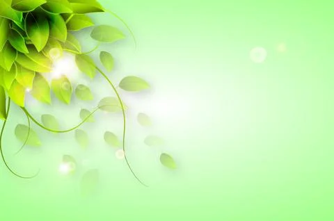 Green background Stock Illustration