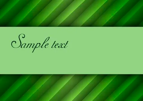 Green background Illustrazione stock