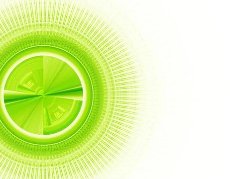 Green background Illustrazione stock