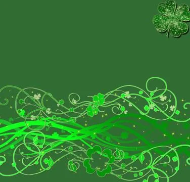 Green background Stock Illustration