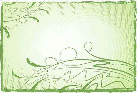Green background Stock Illustration