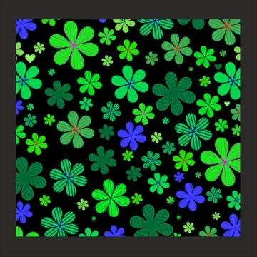 Green background Stock Illustration