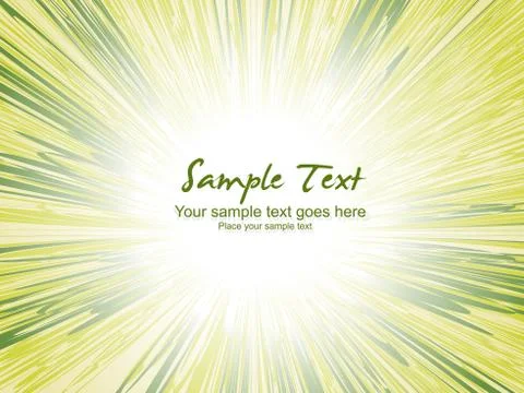 Green background Illustrazione stock