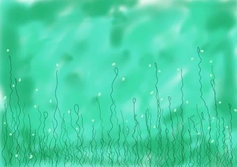 Green background イラスト素材
