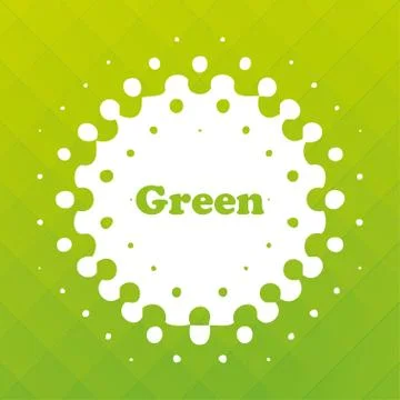 Green background Illustrazione stock