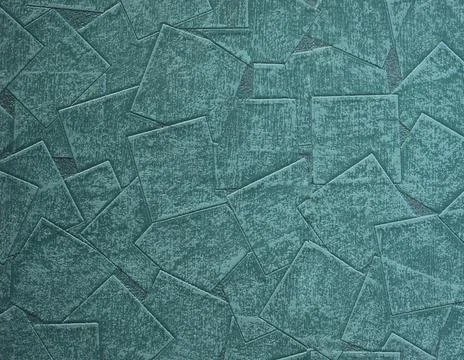 Green background with an interesting pattern of squares Stock Photos