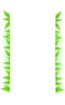 Green background with leaves as design element of page with space tex Stock Illustration
