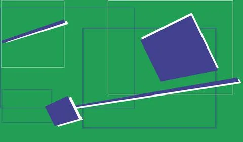 Green background with lines Stock Illustration