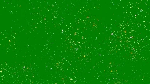 Green background lots yellow spots green screen animated chromakey background Stock Footage 314063972
