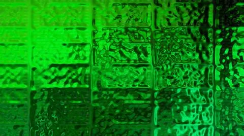 Green background made of rectangular elements.  Stock Illustration