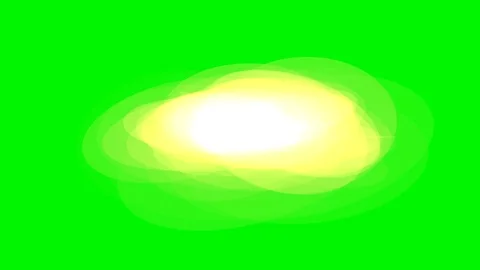 Green background with moving circles Stock Footage 108069931