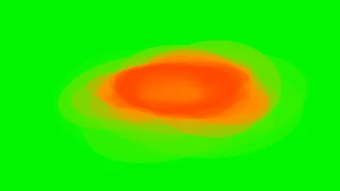 Green background with moving circles Video stock 108070264