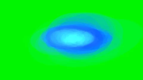 Green background with moving circles Stock Footage 108070906