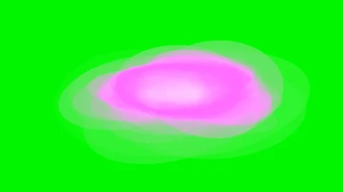 Green background with moving circles Stock Footage 108071230