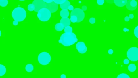 Green background with moving circles Stock Footage 112105246