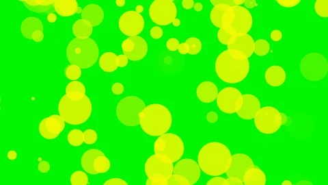 Green background with moving circles Stock Footage 112372366