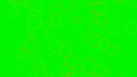 Green background with moving circular lines Stock Footage 113120297