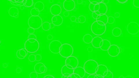 Green background with moving circular lines Stock Footage 113123726