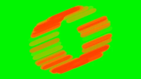 Green background with moving lines Stock Footage 107120144