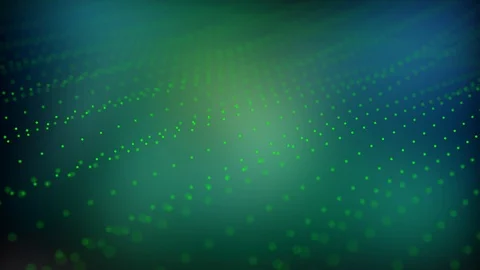 Green background with moving particles Stock Footage 103856427