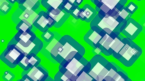 Green background with moving Rectangle Stock Footage 113442608