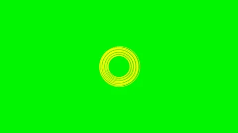Green background with moving spirals Circle shape Video stock 113432819