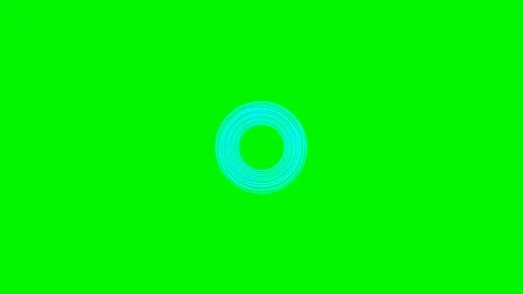Green background with moving spirals Circle shape Video stock 113434928
